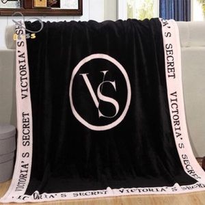 Victoria’s Secret pink and black blanket